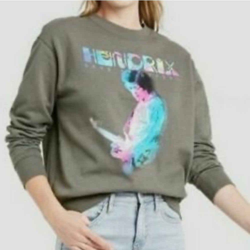 Authentic Hendrix Band of Gypsies long sleeve sweatshirt‎ 1970 tour…